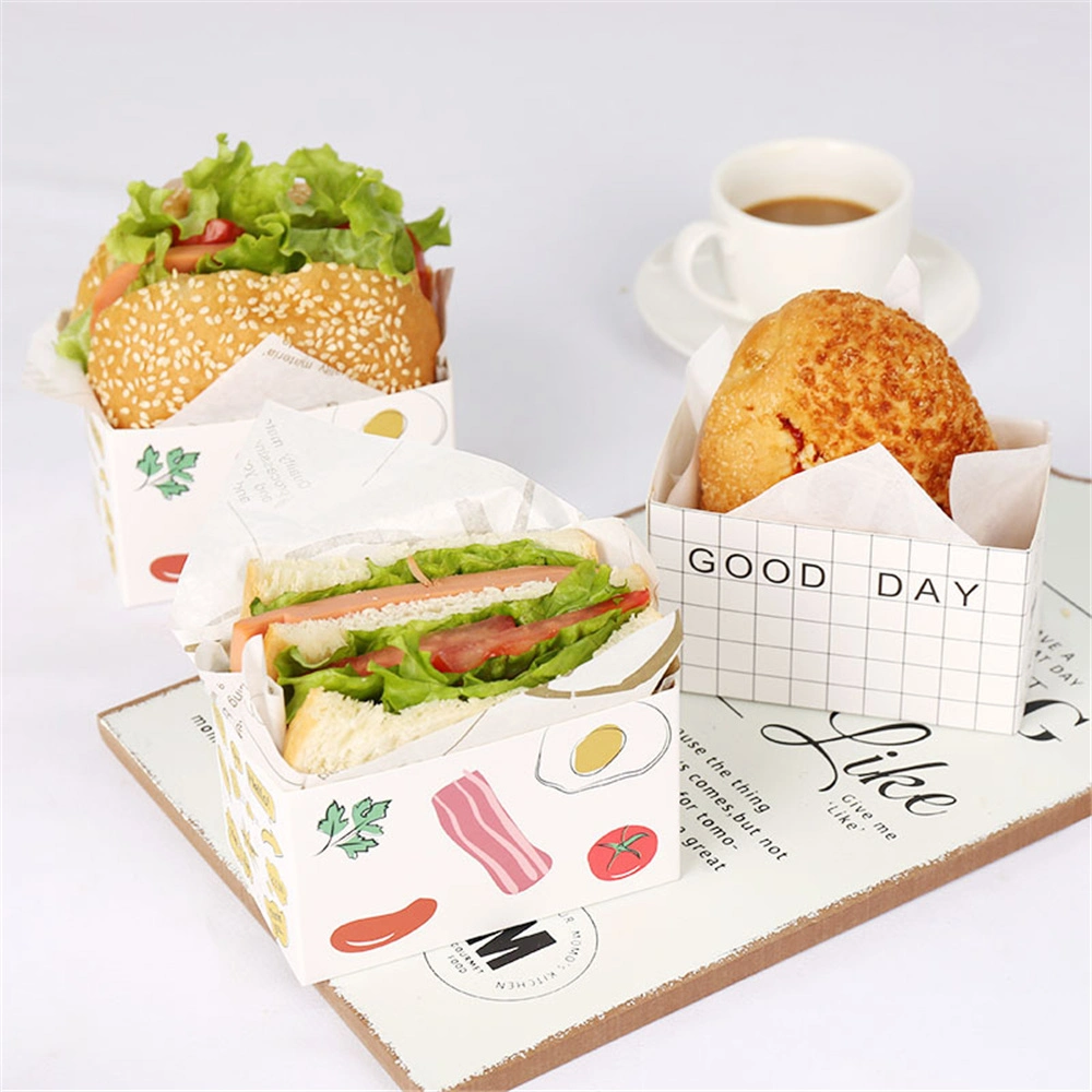 Deli Concor Kraft Send Sheet Packaging for Burger Paper