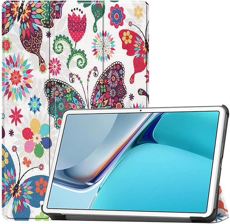 Custom Printing Tri-Fold Stand Colorful PU Leather Tablet Cover for Xiaomi Mi Pad PRO 11.5 Inch 2023 T350