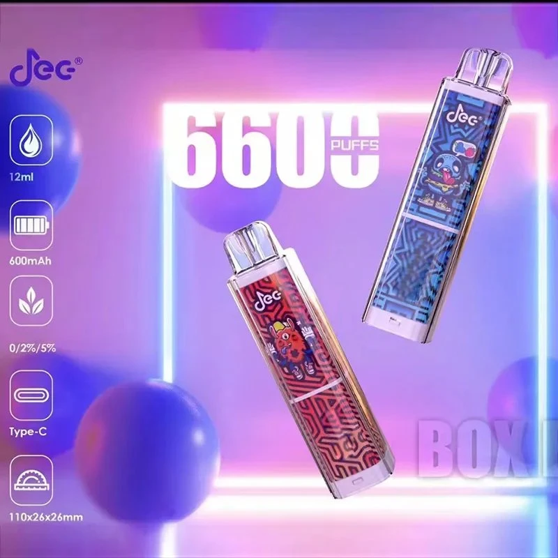 Новейшие Эне Jec Crystal органа катушки сетки одноразовые Vape перо 6600 Puffs Crystal Бар Vape пера