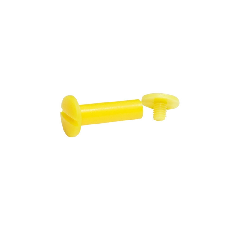 Plastic Nylon Rivet Book Binding Screw Paper Clips Push Screw to Lock Snap Fastener