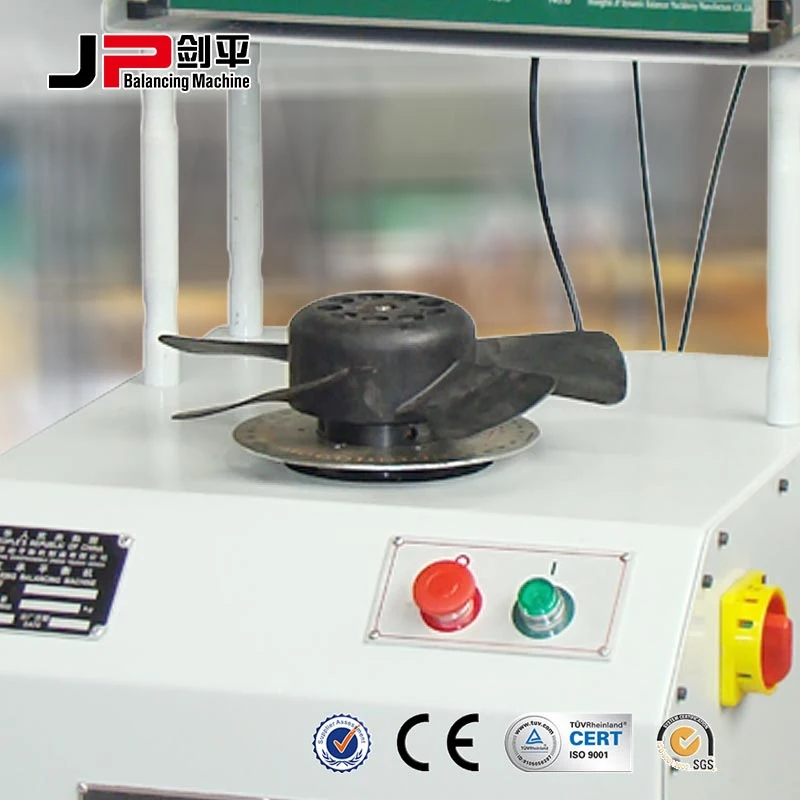 Jp cortina de aire Rotor del ventilador máquina de equilibrado con certificado CE