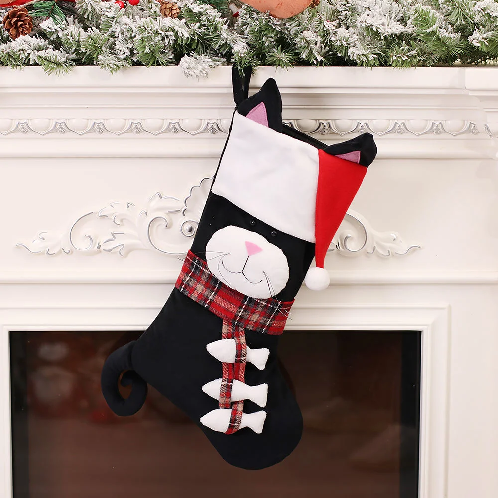 Navidad Candy Calcetines vacaciones Home Fiesta Ornaments