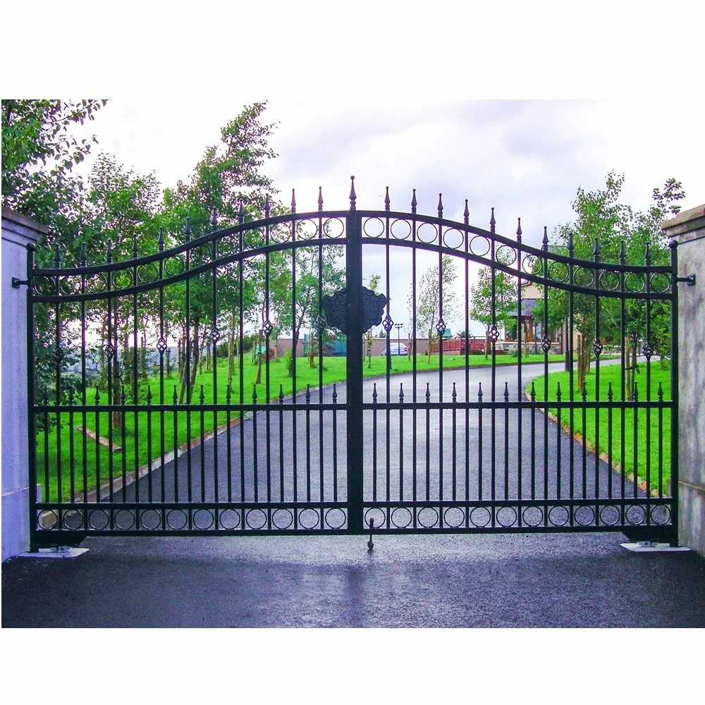 Direct Factory Decoration Garden Fencing Wrought Iron Gate