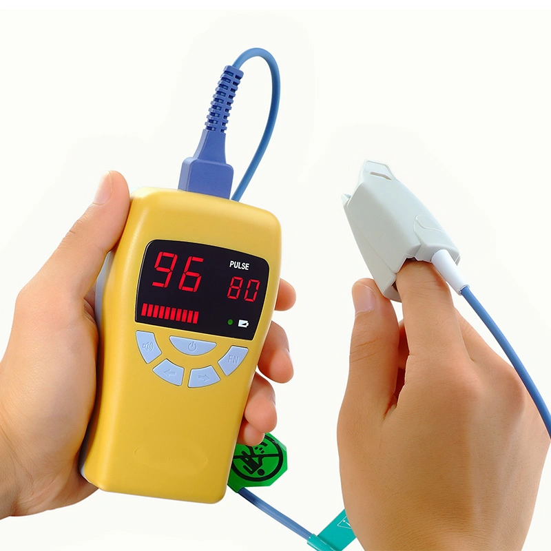 Venta caliente Oxímetro de pulso de mano como médicos Fingertip Clip de dedo pulso Oxímetro OLED Oxymeter Monitor de pantalla de LED inteligente Oxímetro de Pulso veterinaria