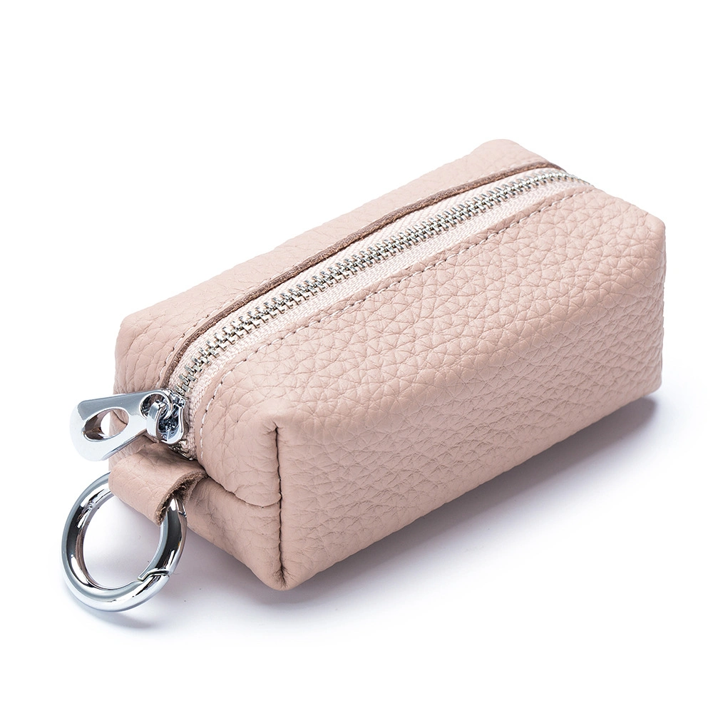 2023 Large Capacity Leather Key Bag Women Leather Small Ladies Bag Colorful Key Wallet Storage Personalized Car Key Bag