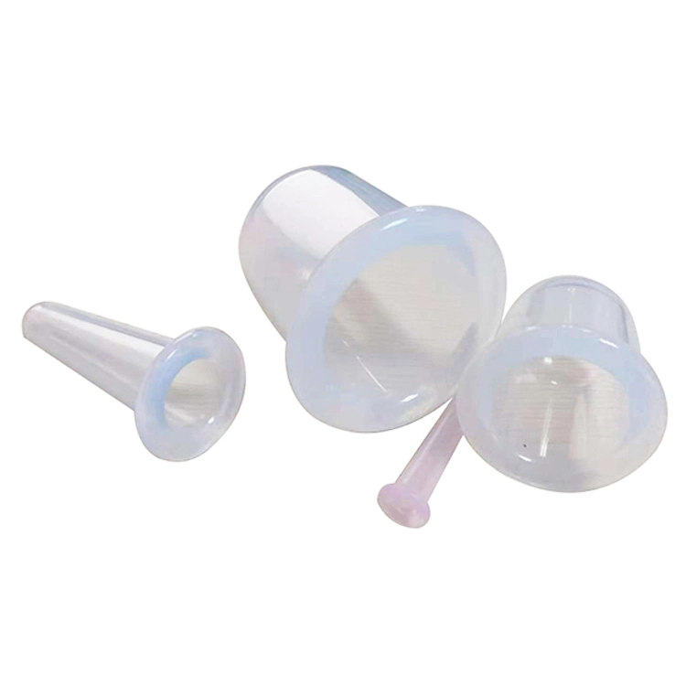 High Quantity Silicone Vacuum Cupping Jar 4 Cups Silicone Massage Cupping