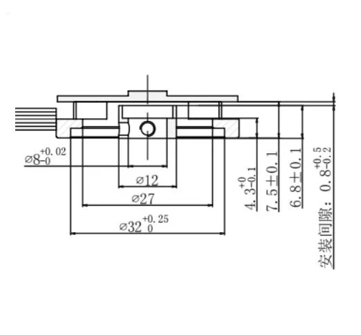 2500 Serie 15000RPM maximale Geschwindigkeit berührungslos Servo AC Motor magnetisch Encoder für Golf Cart Gabelstapler Bodenreiniger New Energy Electric Fahrzeugteile