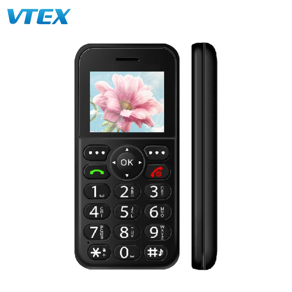 Mtk Bar Senior Feature Mobile Phone for Old People with Sos Key Simple Cell Newest Pocket Mini Mobile Phone