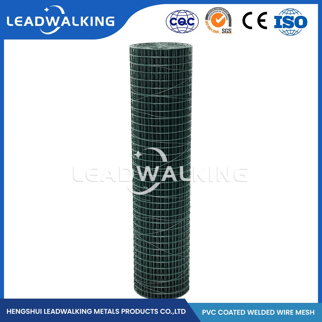 Leadwalking 16 Gauge Black Vinyl Coated Welded Wire Mesh Suppliers High-Quality Galvanized Welded Wire Mesh China PVC Coated Welded Wire Mesh for Construction