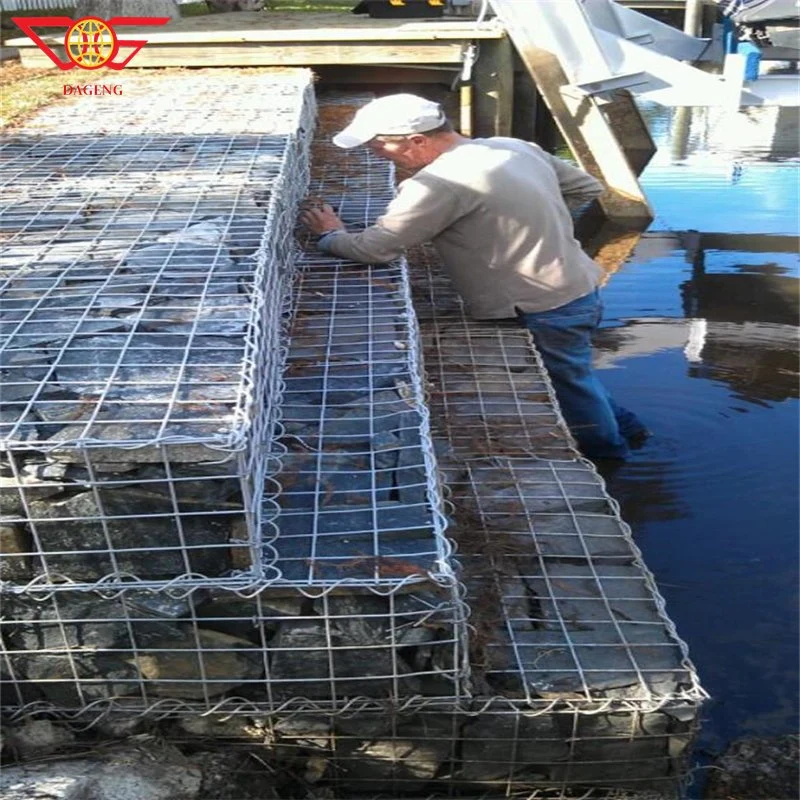 Plaza de soldado o tejido Diamante Hexagonal jaulas de malla de alambre galvanizado Caja gaviones