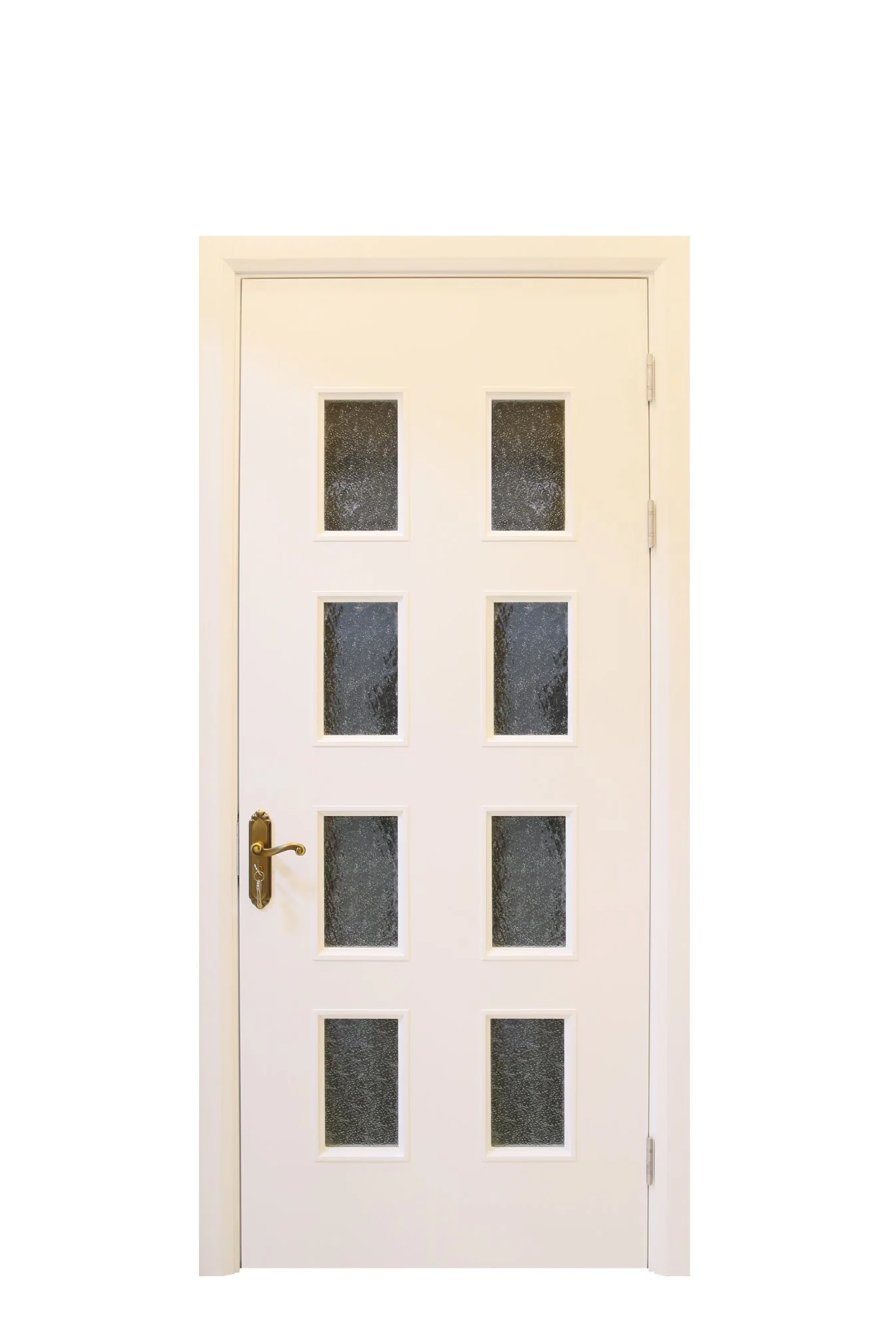 New Design Wood Plastic Composite WPC Interior Door with Glass