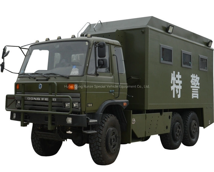 Militaires de toutes les roues motrices de la Cuisine Mobile 6X6 pour les troupes militaires fast food La cuisine de champ