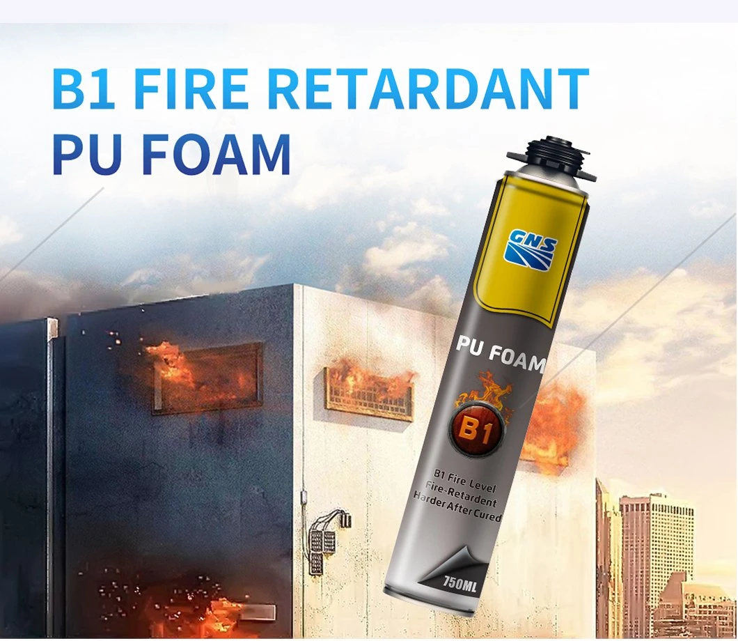 Grade a Fire Resistant PU Foam for Boning Construction Material and Filling The Gaps