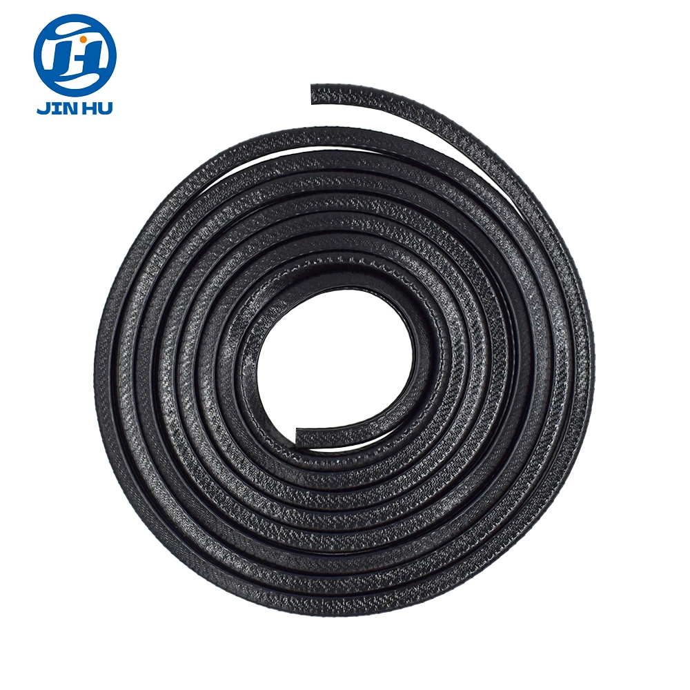 Windshield Rubber Edge Trim with Metal Extrusion PVC Plastic Seal Strip