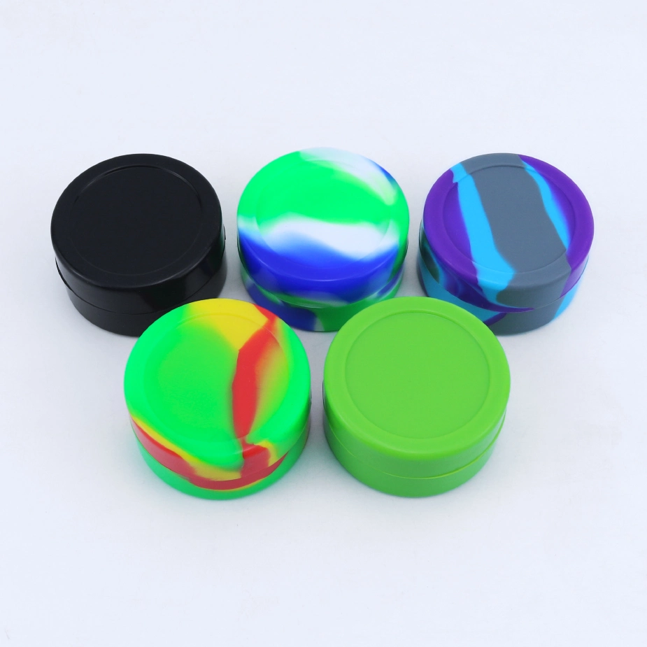 Custom Logo Silicone Concentrate Container Silicone Oil Storage Jars Smoking Accessories