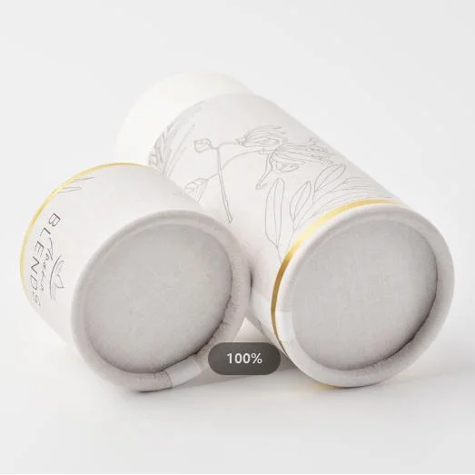 Hot Sale Recycled Printing Round Cylinder Box Paper Tube Packaging