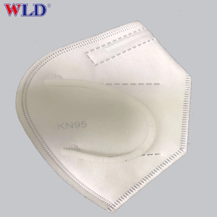 Wholesale/Supplier White 3 Layer Disposable Protection KN95 Face Masks with Earloops