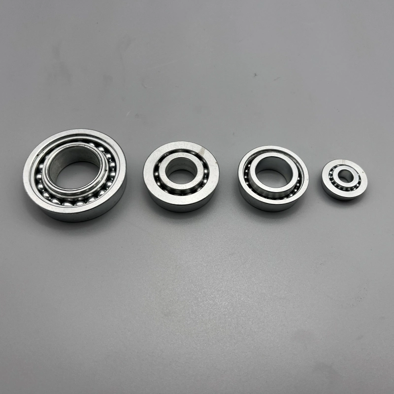 Size 12X28X11mm Steel Plate Single Row Stamping Bearing 101 for Luggage Cart Transmission and Power Equipment Unground Flanged Ball Bearing