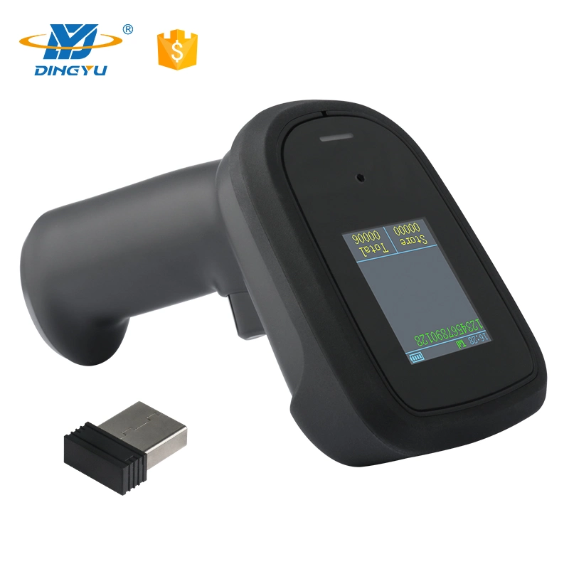 Industrial Handheld 2D Wireless Barcode Scanner Automatically Detects Barcode Scanners with TFT Screens