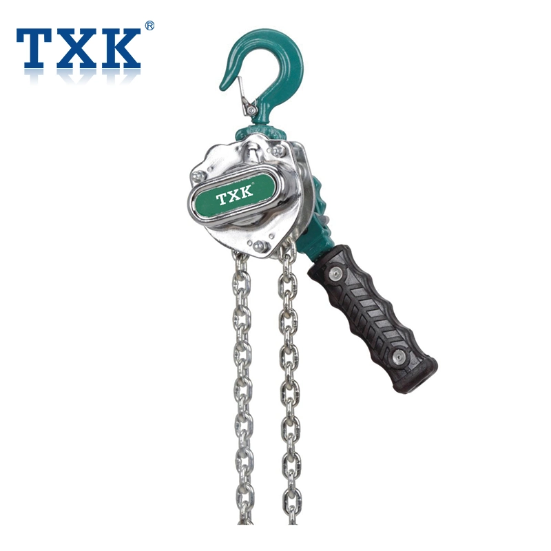 Txk Mini 1 1.5 2 5 Ton Hand Crank Lever Hoist Ratchet Hand Rope Pulley Lever Chain Block