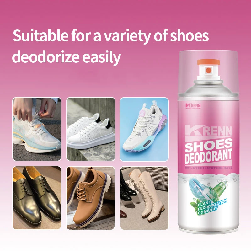 Custom Natural Fragrance Perfume Spray Sport Shoes Deodorant Spray for Feet and Shoes