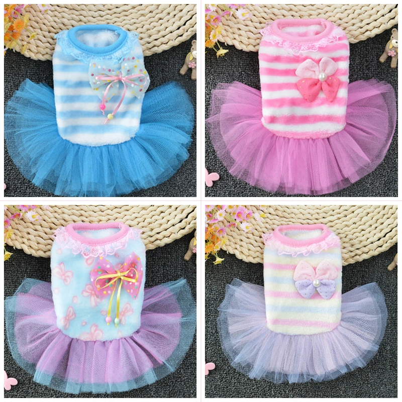 Wholesale Dog Skirt New Spring and Summer Dress Pet Clothing
