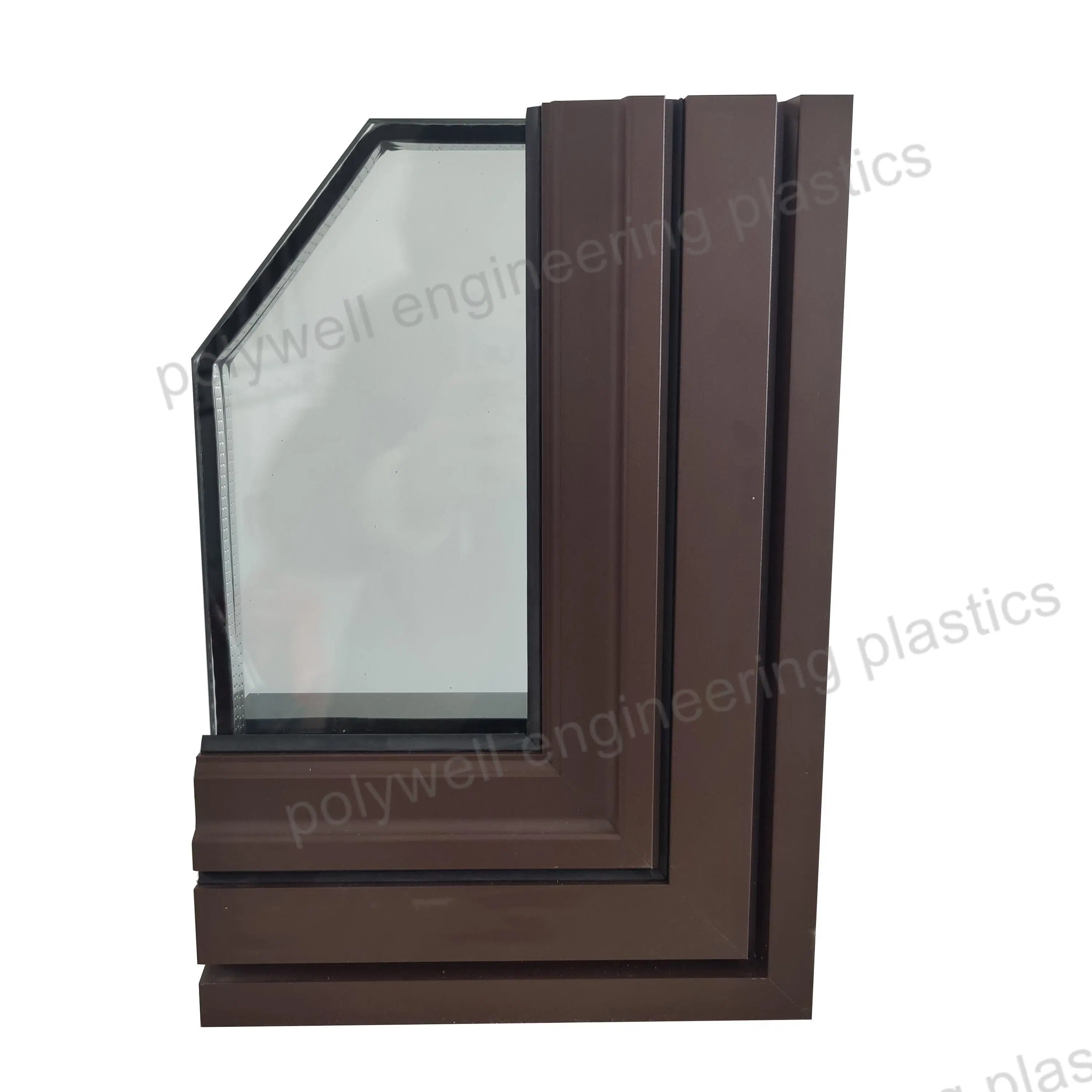 Factory Direct French 3 capas de vidrio templado sistema de aluminio deslizante Ventana para Business Building que admite la personalización