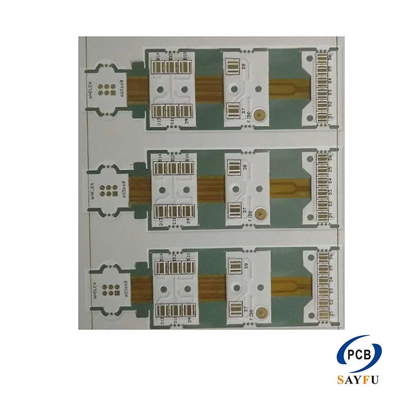 Rigid Flexible Printed Circuit Board with High Tg Fr-4 + Pi Eing