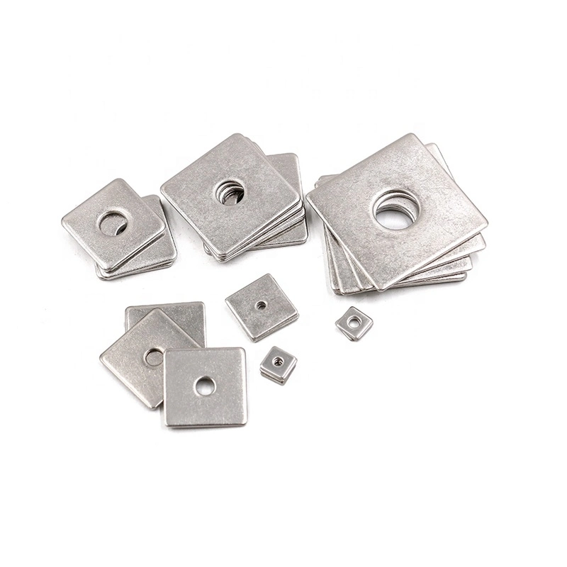 Galvanized Steel Stainless Steel Square Washer Plate for Utility Power Line Accssories