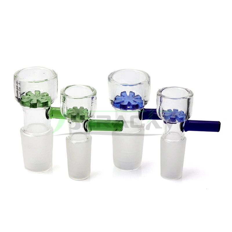 Wholesale/Supplier Cost-Effective Snowflake Glass Bowl Piece for Glass Water Pipes