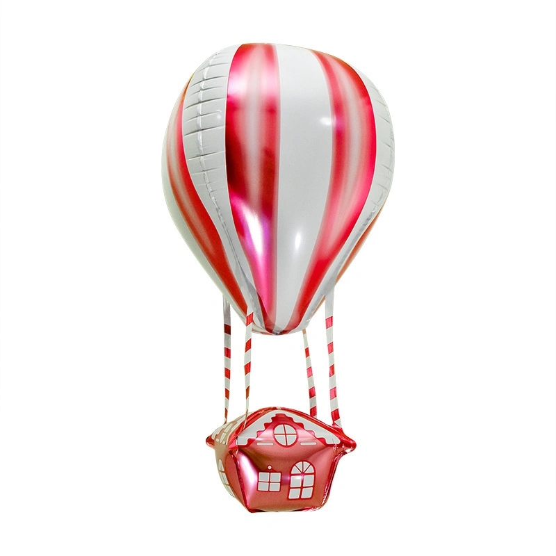 22" 4D Hot Air Balloon Shape Children's Toy Birthday Party Decoration Floating Aluminum Film Balloon Hot Air Balloon Decor