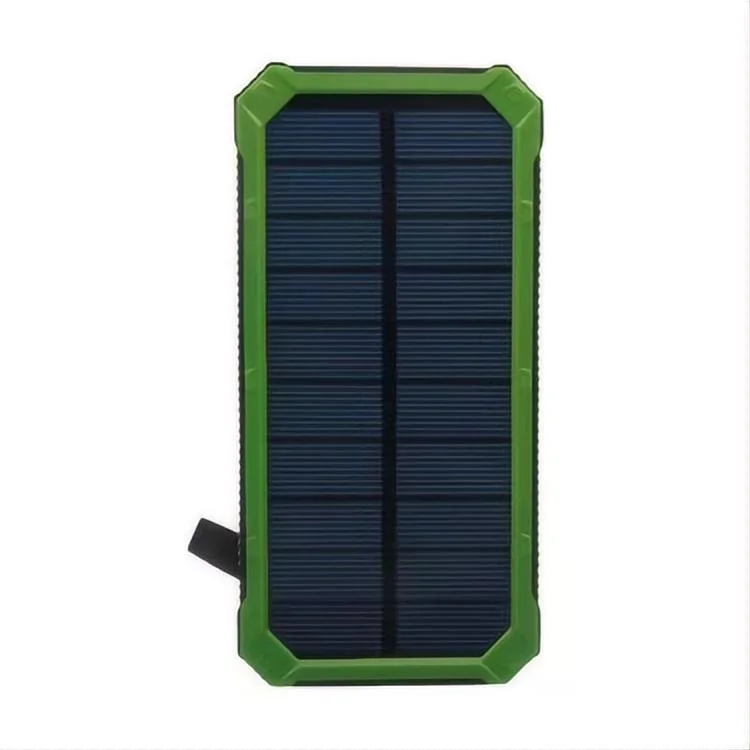 Compass Double LED Light Solar Mobile Power Charging Treasure