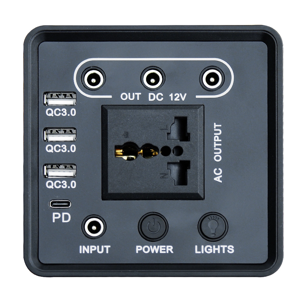 200W de potencia portátil generador solar de la estación de 200Wh Inicio Fuente de alimentación de emergencia exterior