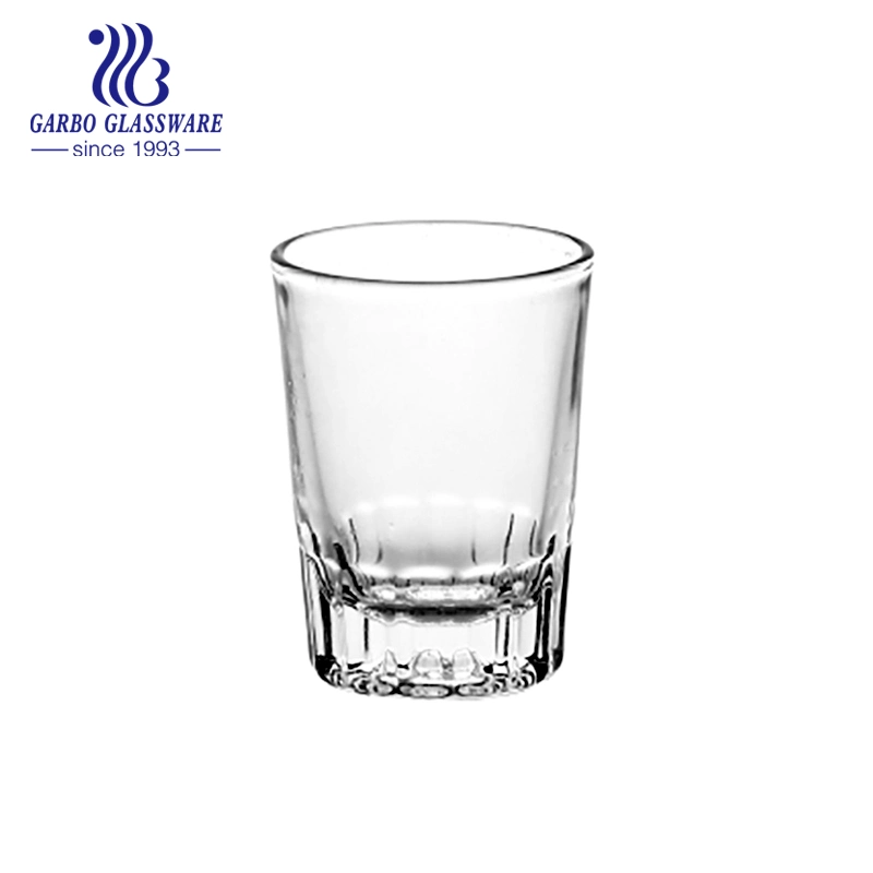 2 Oz El hombre de Vidrio Cristal Clear Shot Shot personalizados degustación de espíritu de la barra de vidrio para captura de 50ml vaso de vino