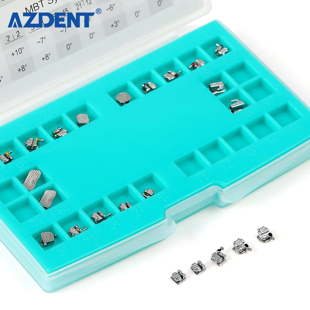 Azdent Dental Material Roth. 022 with 3-4-5 Hooks Metal Self Ligating Brackets