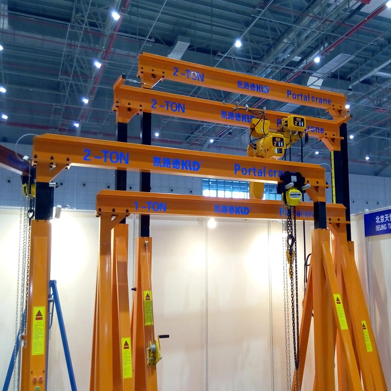 10 Tons Customized Electric Aluminum Portal Crane Supplier for Lab Use