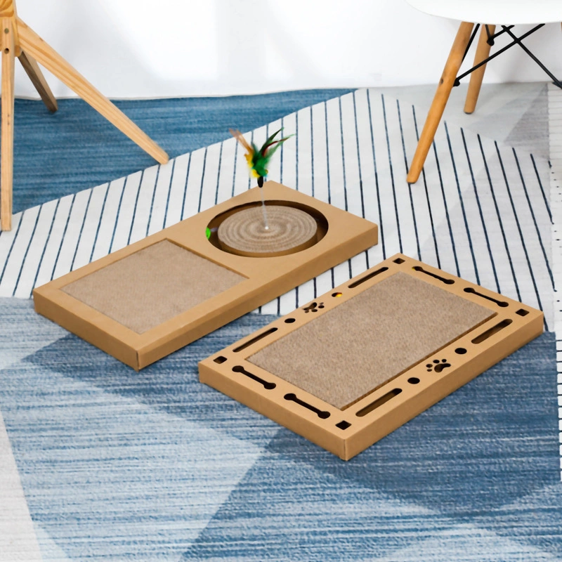 Reversible Cardboard Cat Scratching Post Premium Durable Cat Scratch Pad