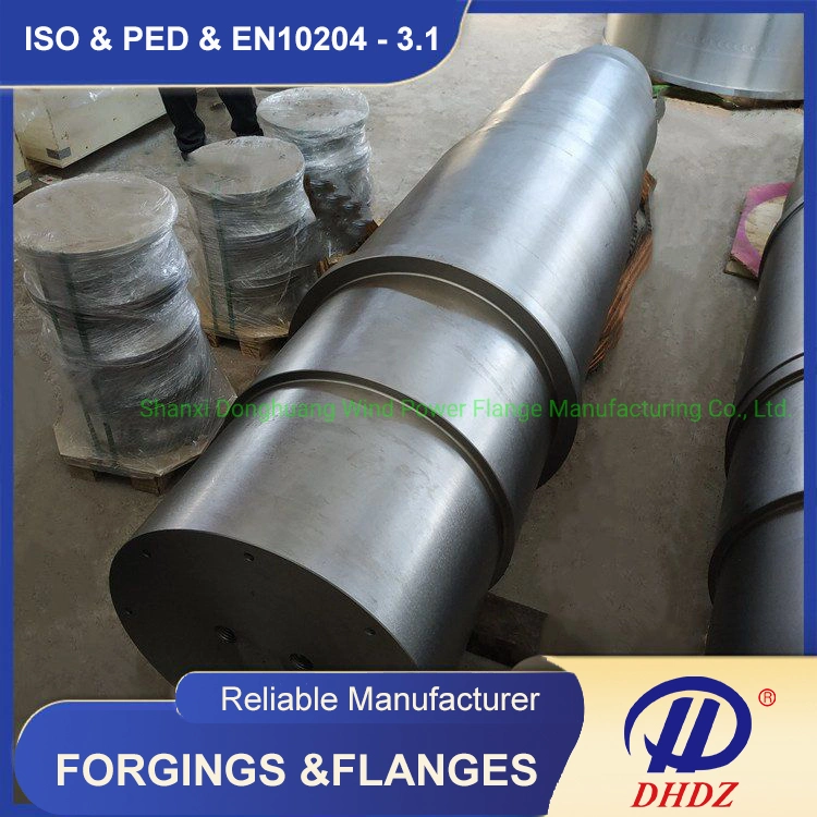 Roller Forging in 25Cr2Ni4MoV Forged Shaft Forged Axle