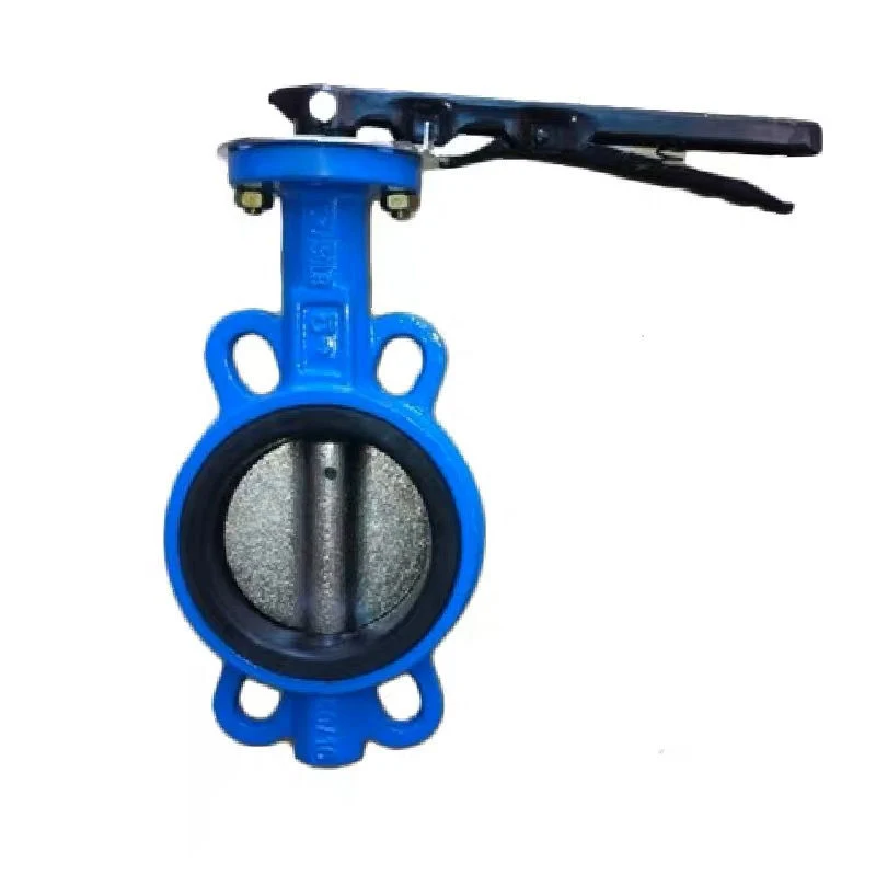 Handle Type Wafer Ball Mill Cast Iron Rubber Lined Butterfly Valve D71X-10/16c