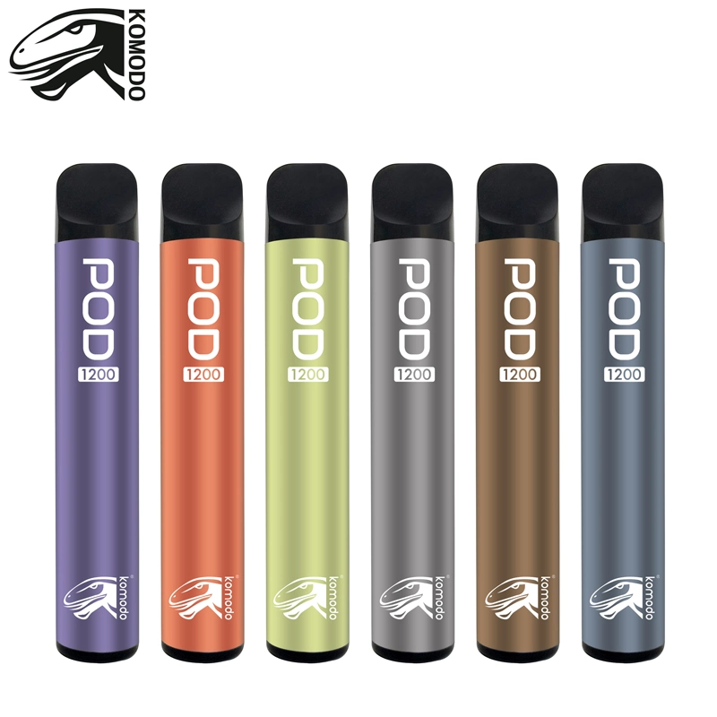 Komodo E Shisha Pen Vapes 1200 Puffs Disposable/Chargeable Pods 5%