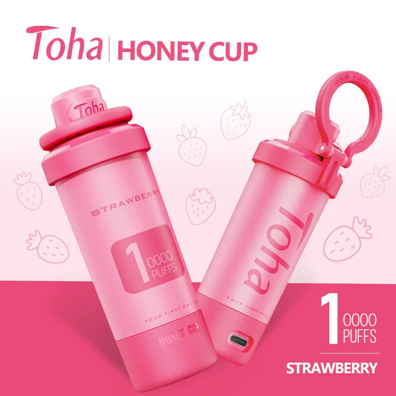 Toha Honey Cup 10000 Puff Zbood OEM ODM Spanish 0/Nicotine Sub-Ohm Optimus Ejuice Voltbar Maskking Device Disposable/Chargeable Vape