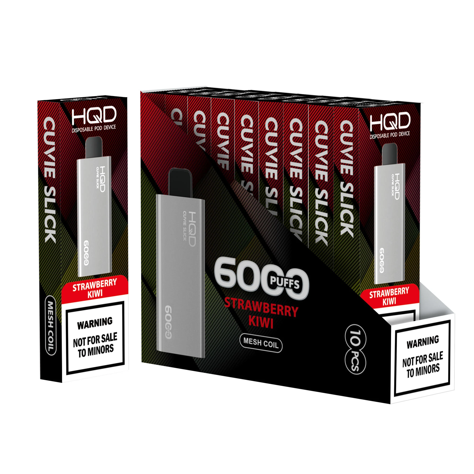 أحدث منتج Cqd أكرم سليك 6000uff 1400mAh 20cالنكهات قليل السمك أكثر من أي وقت مضى