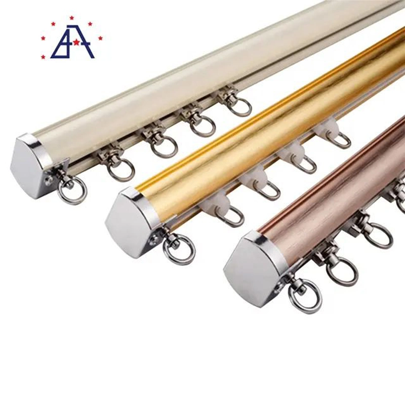 Curtain Rod Aluminium Curtain Rail for Window and Shower Aluminum Profile