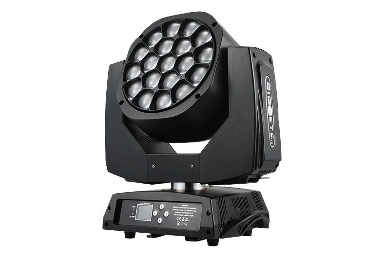 Luz DE proyector LED 19*15W luces de escenario LED Haz de lámpara DMX Luz ocular