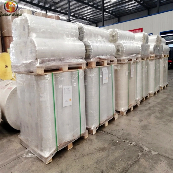 THERMAL PAPER JUMBO ROLLS OF 405mm X6000 MTRS OF 55GSM in India