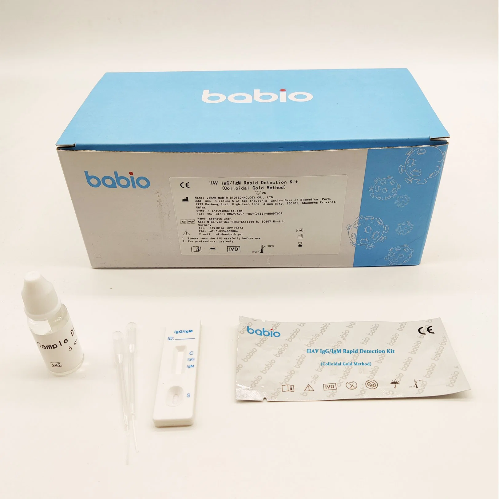 Factory Wholesale/Supplier Price HAV Hepatitis a Diagnostic Rapid Test Kits