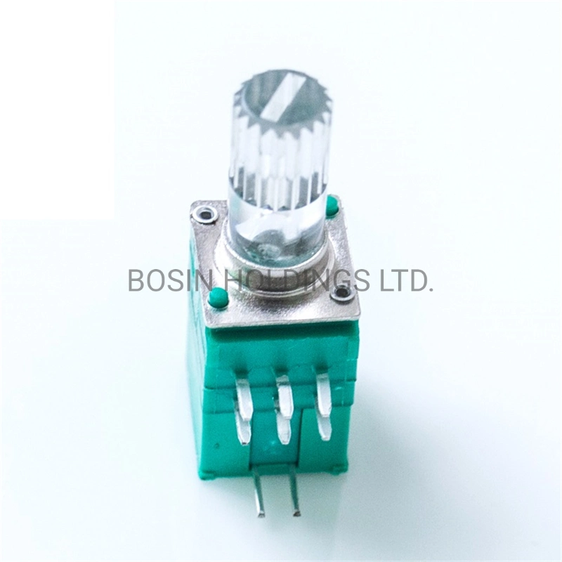 New Product Customized 9mm Dual Gang Rotary Potentiometer with LED Light