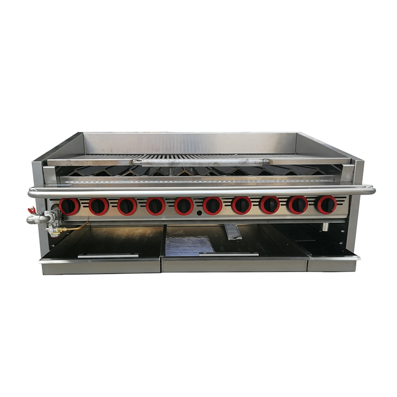 Commercial Gas Grill Cooking Charcoal Barbecue