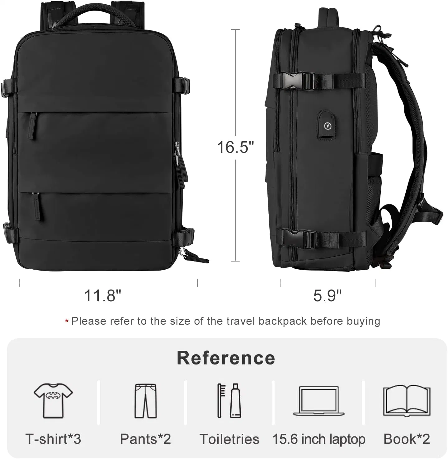 OEM haute qualité femmes hommes Voyage Carry on Backpack Business Sac de sport étanche à bord de voyage Sac de jour décontracté bagages de randonnée sac à dos