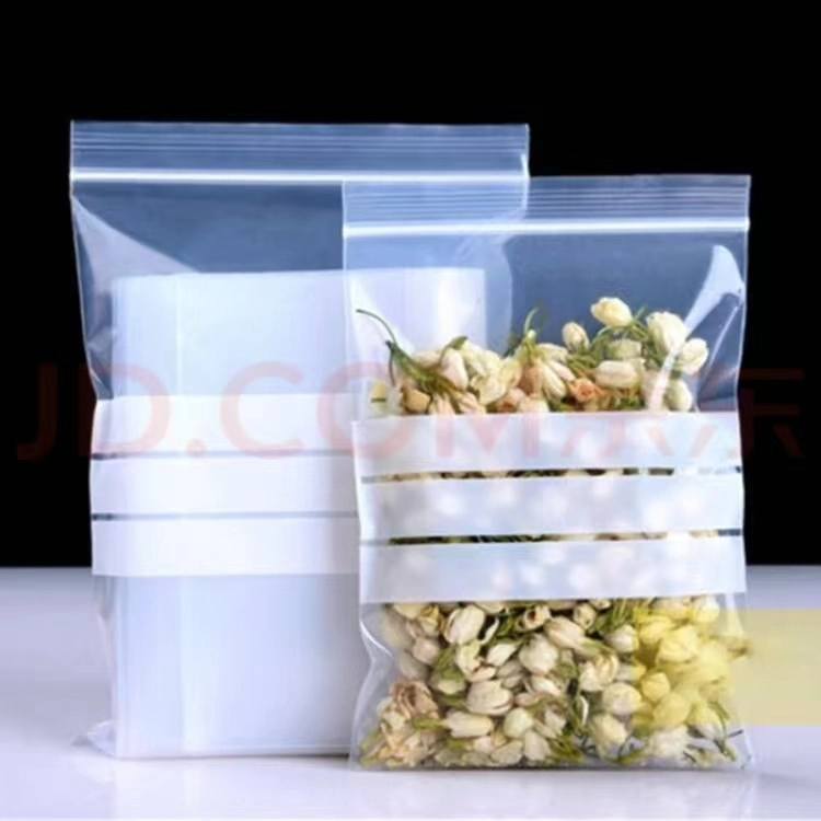 Write on Panel Grip Seal Bags Food and Freezer Safe Polythene Resealable